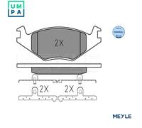 MEYLE 025 208 8719 Brake pad set