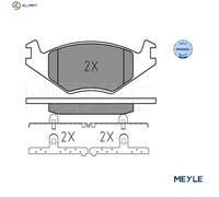 BRAKE PAD SET DISC BRAKE 025 208 8719 FOR VW JB 1.5L CY/JK/CR/YP/WV/WY/YN 1.6L