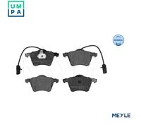 Meyle Brake Pad Set 025 210 3419/W Front Axle with Anti-Squeak Plate for VW Transporter California