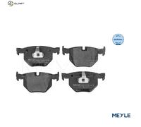 Meyle 025 212 8217 Brake Pad Set Rear With Anti-Squeak Plate Fits BMW X5 X6