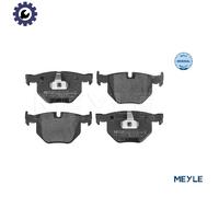 Meyle 025 212 8217 Brake Pad Set Rear With Anti-Squeak Plate Fits BMW X5 X6