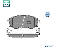 MEYLE 025 217 2517/W Brake pad set