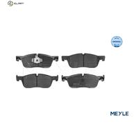 MEYLE 025 221 4519 Front Brake Pad Set Fits Jaguar Land Rover with Plate