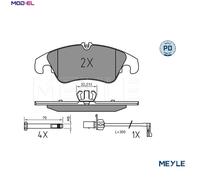 MEYLE 025 222 5219/PD Brake pad set