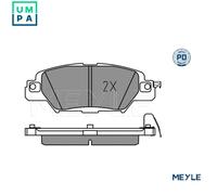 MEYLE 025 223 3214/PD Brake pad set