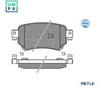 MEYLE 025 223 4915 Brake pad set