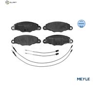 Meyle Brake Pad Set 025 231 3518/W Front Axle with Anti-Squeak Plate for Citroen Xantia XM