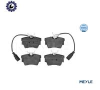 MEYLE 025 232 2416/W Brake Pads Set Rear for VW Transporter