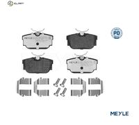 MEYLE 025 232 2417/PD Brake pad set