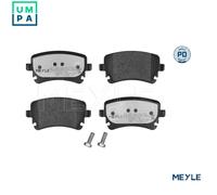 MEYLE Brake Pad Set 025 233 2617/PD - Rear Disc, Anti-Squeak, Fits Audi VW