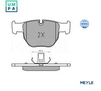 MEYLE Front Disc Brake Pad Set 025 233 9719 for Land Rover Range Rover Mk III