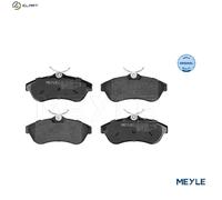 Meyle Brake Pad Set, Front Axle With anti-squeak plate 025 234 0919