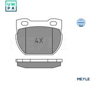 MEYLE 025 234 7118 Brake pad set