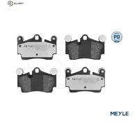 MEYLE 025 236 9417/PD Brake Pads Set Rear for Touareg Q7 Cayenne