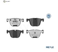 MEYLE 025 237 3116/PD Brake pad set