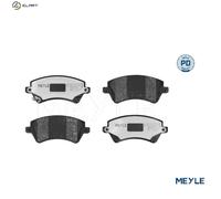 MEYLE 025 237 6617/PD Brake pad set