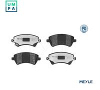 MEYLE 025 237 6617/PD Brake pad set