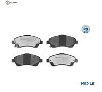 Brake pads Front Axle 025 237 6819/PD MEYLE for TOYOTA AVENSIS Estate AVENSIS