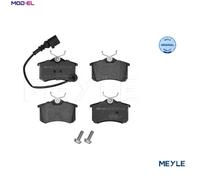 Brake pads Rear Axle 025 238 2317/W MEYLE for SKODA VW SEAT