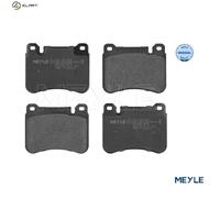 MEYLE 025 239 4516 BRAKE PAD SET DISC BRAKE Front