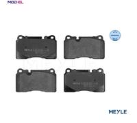 Meyle Brake Pad Set 0252409817 Front Axle Disc Brake with Anti-Squeak Plate
