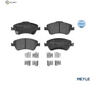 Meyle Brake Pad Set, Front Axle With anti-squeak plate 025 241 2219/W