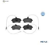 Original MEYLE Brake Pad Set Disc Brake 025 241 3418/W for Peugeot