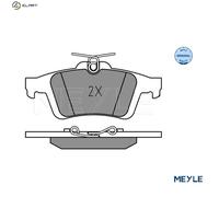 MEYLE 025 241 3717 Brake pad set