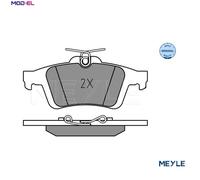 MEYLE 025 241 3717 Brake pad set