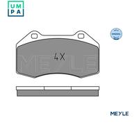 MEYLE 025 241 6215 Brake pad set