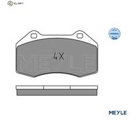 MEYLE 025 241 6215 Brake pad set
