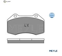 MEYLE 025 241 6215 Brake pad set