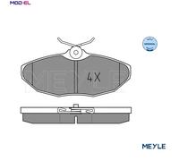 MEYLE 025 241 9017 Brake Pads Set Rear for Jaguar XJ S-Type