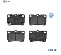 MEYLE Brake Pad Set 025 243 2317 Rear Axle for LEXUS IS II, GS, IS C