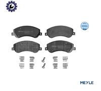 Meyle 025 244 8418 Brake Pad Set Front With Anti-Squeak Plate Fits VW Amarok