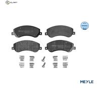 Meyle 025 244 8418 Brake Pad Set Front With Anti-Squeak Plate Fits VW Amarok