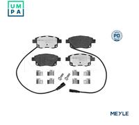 Meyle Brake Pad Set 025 244 8617/PD Rear for Ford Transit