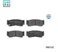 Meyle Brake Pad Set 025 244 8816/W Rear Axle with Anti-Squeak Plate for Hyundai H-1