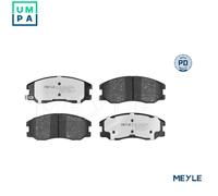Meyle Brake Pad Set 025 245 1016/PD - Disc Brake for Opel/Chevrolet A24XE/A24XF 2.4L 4cyl