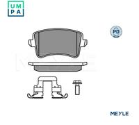 MEYLE 025 246 0617-1/PD Brake pad set
