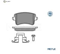 MEYLE 025 246 0617-1/PD Brake pad set