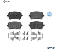 Meyle 025 246 0617/K1 Brake Pad Set, disc brake