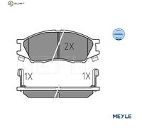 BRAKE PAD SET DISC BRAKE 025 246 4815/W FOR NISSAN SENTRA/II/Hatchback PULSAR