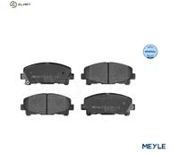 Meyle Brake Pad Set 025 247 6616 Front Axle with Anti-Squeak Plate for Honda Accord VIII/IX
