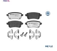 BRAKE PAD SET DISC BRAKE 025 248 2015/PD FOR RENAULT SCÉNIC/III/GRAND FLUENCE