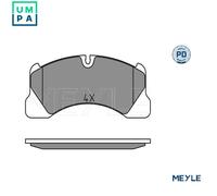 MEYLE 025 250 0717 Brake pad set