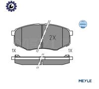 BRAKE PAD SET DISC BRAKE 025 251 8718 FOR HYUNDAI KIA SOUL/II/SUV G4FA 1.4L 4cyl