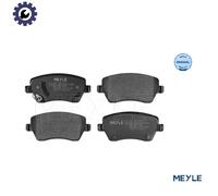 MEYLE 025 252 6117 BRAKE PAD SET DISC BRAKE Front