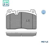 MEYLE 025 256 4316 Brake pad set