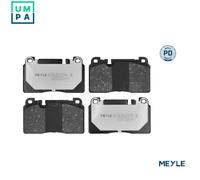 MEYLE 025 256 4316/PD Brake pad set